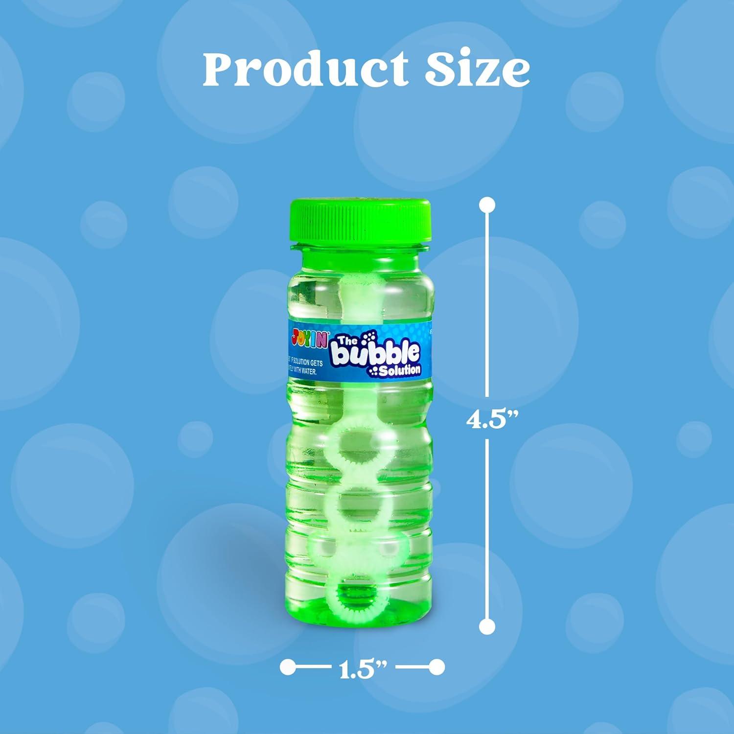 imageJOYIN Bubble Bottles 6122436PCS 4oz Solution Bubbles Wand Bulk for Party Favors for Kids Toddler Summer Outside Toys Gift for Kids 12