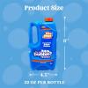 JOYIN 2 Bottles Bubbles Refill Solutions 64 oz (up to 5 Gallon), Concentrated Solution for Bubble Machine, Gun, Wand Refill Fluid Summer, Easter Toys (Red+Purple)(Blue)