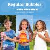 JOYIN 2 Bottles Bubbles Refill Solutions 64 oz (up to 5 Gallon), Concentrated Solution for Bubble Machine, Gun, Wand Refill Fluid Summer, Easter Toys (Red+Purple)(Blue+green)