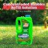 JOYIN 2 Bottles Bubbles Refill Solutions 64 oz (up to 5 Gallon), Concentrated Solution for Bubble Machine, Gun, Wand Refill Fluid Summer, Easter Toys (Red+Purple)(Green)