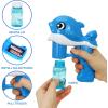 JOYIN 2 Bubble Guns Kit, Whale Automatic Bubble Maker Blower Machine with 4 Solutions for Kids, Summer Toy, Birthday, Outdoor & Indoor Activity, Easter, Valentine Party Favors(Yellow+blue)