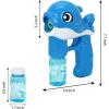 JOYIN 2 Bubble Guns Kit, Whale Automatic Bubble Maker Blower Machine with 4 Solutions for Kids, Summer Toy, Birthday, Outdoor & Indoor Activity, Easter, Valentine Party Favors(Yellow+blue)