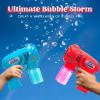 JOYIN 2 Bubble Guns with 2 Refill Solution (10 oz Total), Bubbles Maker, Blower for Kids, Toddlers, Outdoors Activity, Birthday Gift, Easter Basket Stuffers (Yellow+Orange)(Red+blue)
