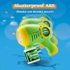 JOYIN 2 Kids Bubble Guns with 4 Bottles Solution, Automatic Bubble Machine Gun with 8 Holes for Kids, Adults, Summer Toys, Easter Basket Stuffers, Birthday Gift, Party Favors(Green Yellow  Blue Yellow)