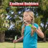 JOYIN 24 Pack 14.6’’ Big Bubble Wands Bulk (2 Dozen) for Summer Toy, Outdoor/Indoor Activity Use, Easter, Bubbles Party Favors Supplies for Kids(Star+Circle)