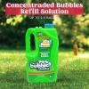 JOYIN 32 oz Bubble Solution Refills (Close to 1L/ 2.5 Gallon), Concentrated Solution for Bubble Machine, Wands, Blower, Easter (Purple)(Green)