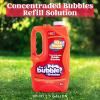 JOYIN 32 oz Bubble Solution Refills (Close to 1L/ 2.5 Gallon), Concentrated Solution for Bubble Machine, Wands, Blower, Easter (Purple)(Red)