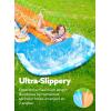 JOYIN 32.5FT Water Slide and 2 Inflatable Boards, Extra Long Double Lawn Heavy Duty Splash Mat Pad with Sprinkler for Kids Adults Backyard Summer Water Toy Outdoor Fun, Blue, Orange(Blue  Orange)