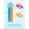 JOYIN 32.5FT Water Slide and 2 Inflatable Boards, Extra Long Double Lawn Heavy Duty Splash Mat Pad with Sprinkler for Kids Adults Backyard Summer Water Toy Outdoor Fun, Blue, Orange(Blue  Orange)