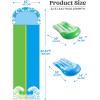 JOYIN 32.5FT Water Slide and 2 Inflatable Boards, Extra Long Double Lawn Heavy Duty Splash Mat Pad with Sprinkler for Kids Adults Backyard Summer Water Toy Outdoor Fun, Blue, Orange(Blue  Green)