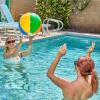 JOYIN 4-Pack 20″ Beach Balls – Large Rainbow Beach Ball Inflatable Pool Toys for Party Supplies Decorations, Adults Kids Birthday Luau Summer Beach Water Games Beachball Party Favors
