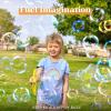 JOYIN Big Bubble Wands Set with with Tray, 21″ Giant Bubble Wands Bulk for Kids, Summer, Outdoor Play Period & Birthday Party & Games, 6 Pcs Solution Suitable, Suitable for All Age People(Classic)