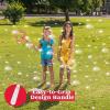JOYIN Big Bubble Wands Set with with Tray, 21″ Giant Bubble Wands Bulk for Kids, Summer, Outdoor Play Period & Birthday Party & Games, 6 Pcs Solution Suitable, Suitable for All Age People(Various)