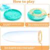 JOYIN Big Bubble Wands Set with with Tray, 21″ Giant Bubble Wands Bulk for Kids, Summer, Outdoor Play Period & Birthday Party & Games, 6 Pcs Solution Suitable, Suitable for All Age People(Classic)