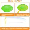 JOYIN Big Bubble Wands Set with with Tray, 21″ Giant Bubble Wands Bulk for Kids, Summer, Outdoor Play Period & Birthday Party & Games, 6 Pcs Solution Suitable, Suitable for All Age People(Assorted)