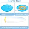 JOYIN Big Bubble Wands Set with with Tray, 21″ Giant Bubble Wands Bulk for Kids, Summer, Outdoor Play Period & Birthday Party & Games, 6 Pcs Solution Suitable, Suitable for All Age People(Various)