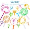 JOYIN Big Bubble Wands Set with with Tray, 21″ Giant Bubble Wands Bulk for Kids, Summer, Outdoor Play Period & Birthday Party & Games, 6 Pcs Solution Suitable, Suitable for All Age People(Various)