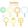 JOYIN Big Bubble Wands Set with with Tray, 21″ Giant Bubble Wands Bulk for Kids, Summer, Outdoor Play Period & Birthday Party & Games, 6 Pcs Solution Suitable, Suitable for All Age People(Classic)