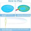 JOYIN Big Bubble Wands Set with with Tray, 21″ Giant Bubble Wands Bulk for Kids, Summer, Outdoor Play Period & Birthday Party & Games, 6 Pcs Solution Suitable, Suitable for All Age People(Regular)