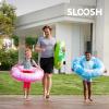 JOYIN Donut Pool Float with Glitters 32.5” (3 Pack), Funny Tube Toys for Swimming Pool Party and Donut Party Supplies(Tropical Leaves)