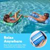 SLOOSH Inflatable Pool Floats Adult,2 Packs Floating Lounge Chairs,Blow up Pool Noodles for Adult Heavy Duty,Floating Chair for Party Summer Water Beach Lake Fun(Stripe)