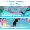 SLOOSH Inflatable Pool Floats Adult,2 Packs Floating Lounge Chairs,Blow up Pool Noodles for Adult Heavy Duty,Floating Chair for Party Summer Water Beach Lake Fun(Tropical Flowers)