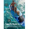 SLOOSH Inflatable Stand Up Paddle Board, 10’6″ Inflatable Paddle Boards with Premium Accessories, Non-Slip EVA Deck, Ultra-Light Carry Bag Pump, Meander SUP for Youth & Adults(Ocean Surge)