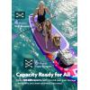SLOOSH Inflatable Stand Up Paddle Board, 10’6″ Inflatable Paddle Boards with Premium Accessories, Non-Slip EVA Deck, Ultra-Light Carry Bag Pump, Meander SUP for Youth & Adults(Tropical Twilight)