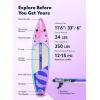 SLOOSH Inflatable Stand Up Paddle Board, 11’6″ Inflatable Paddle Boards with Premium Accessories, Non-Slip EVA Deck, Ultra-Light Carry Bag Pump, Rapids SUP for Youth & Adults(Fuchsia Tide)