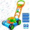 SLOOSH Bubble Lawn Mower Toddler Toys – Spill-Proof Bubble Machine Pretend Gardening Play Toy for Age 1 2 3 1-3 Year Old Baby Boys Indoor Outdoor Use, Push Toys Xmas Christmas Birthday Gifts (Blue)(Blue)