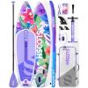 SLOOSH Inflatable Stand Up Paddle Board, 10’6″ Inflatable Paddle Boards with Premium Accessories, Non-Slip EVA Deck, Ultra-Light Carry Bag Pump, Meander SUP for Youth & Adults(Tropical Twilight)