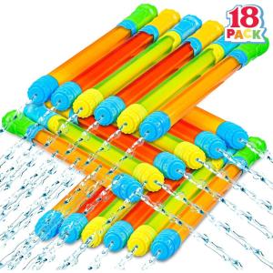 JOYIN 18 Pack 16.5” Water Gun, Blaster Squirt Guns, Bulk Water Guns Summer Outdoor Swimming Pool, Backyard, Beach Water Game Fighting Play Pool Toys
