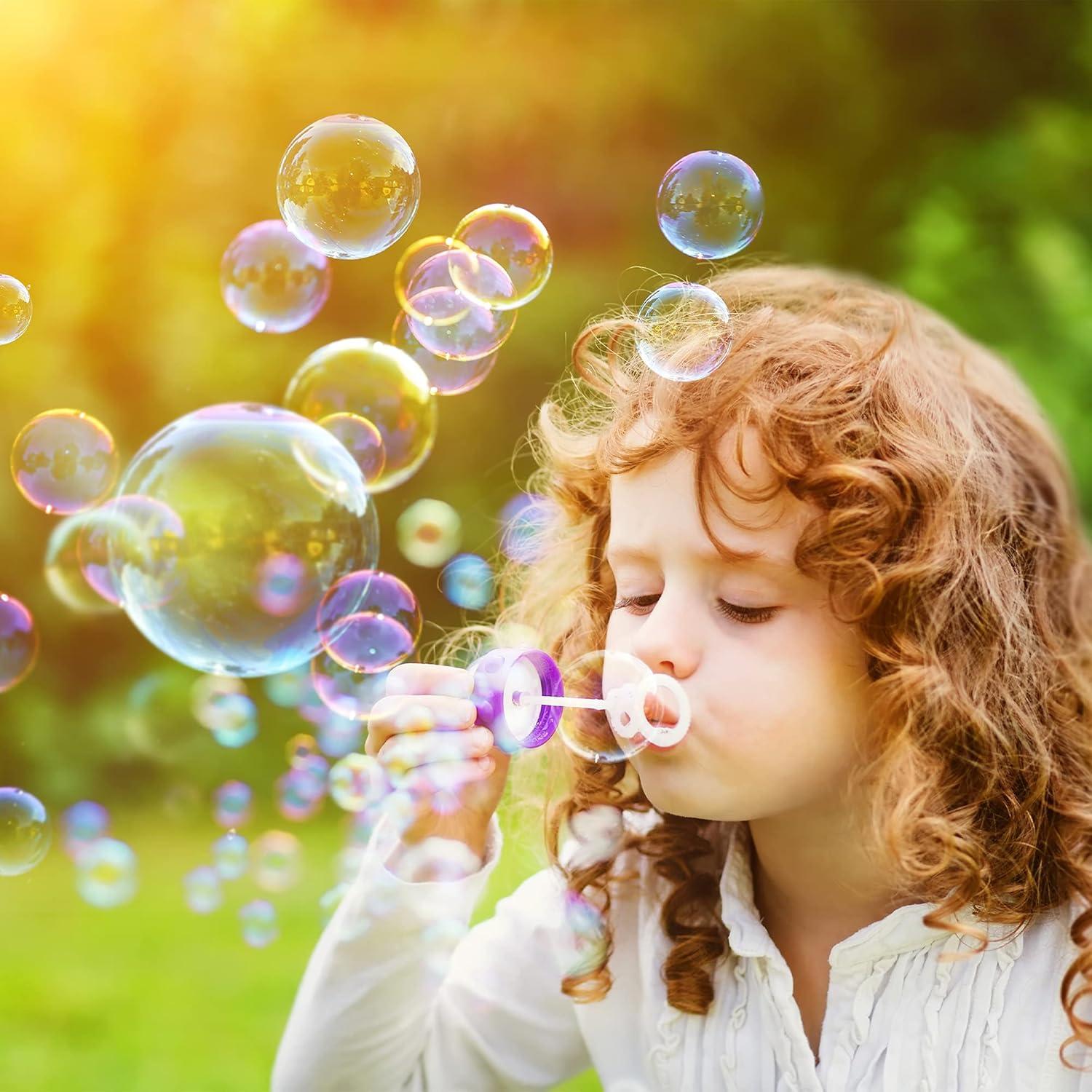 imageJOYIN 100 Oz Concentrated Bubble Solution up to 8 Gallon for Large Party in Summer Celebrations Party Favor Bubble Summer Toy Classroom Prizes Easter BlueGreen