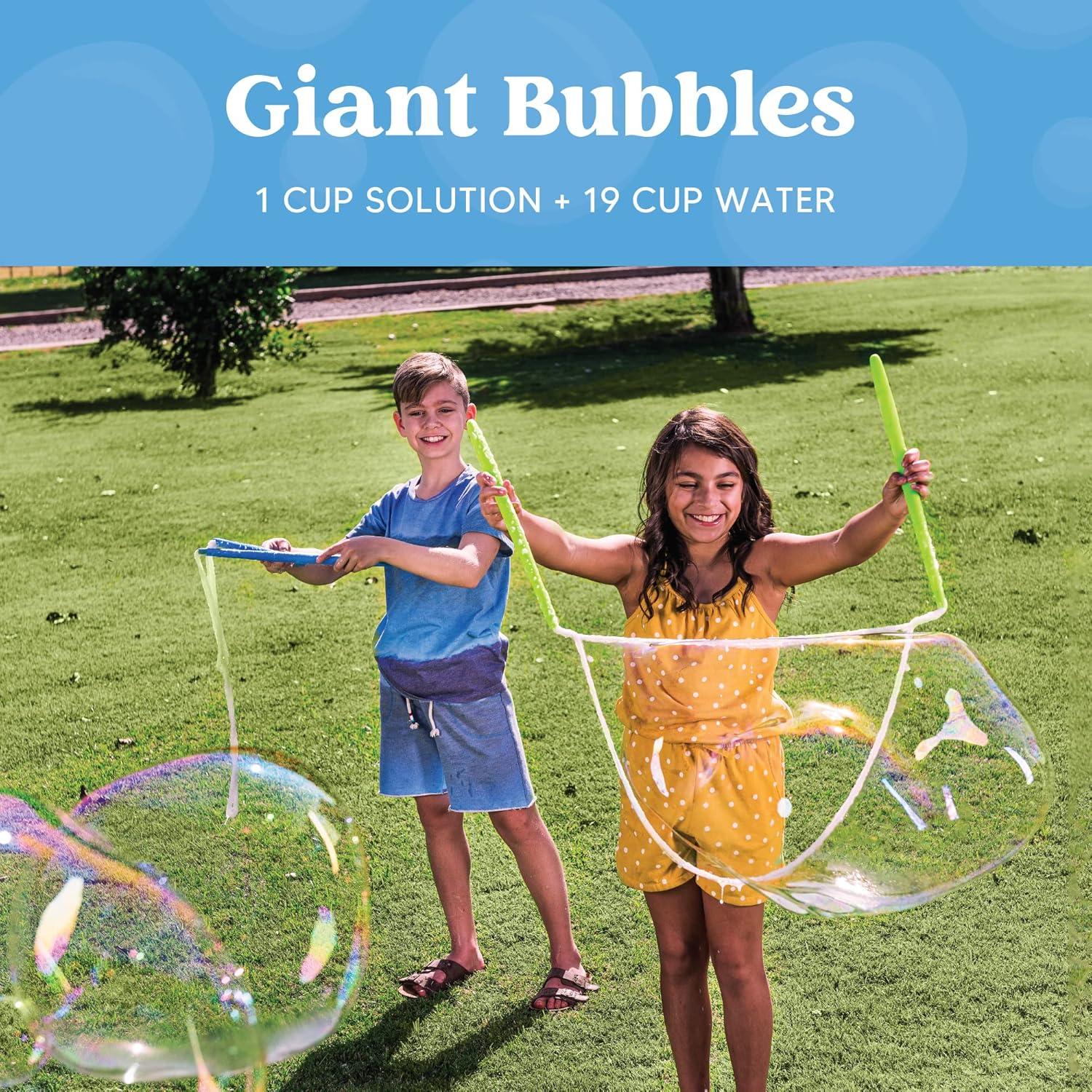 imageJOYIN 1L338 oz Bubble Concentrated Solution Refills up to 74 Gallon RefillMixture for Bubble Machine Blaster Blower