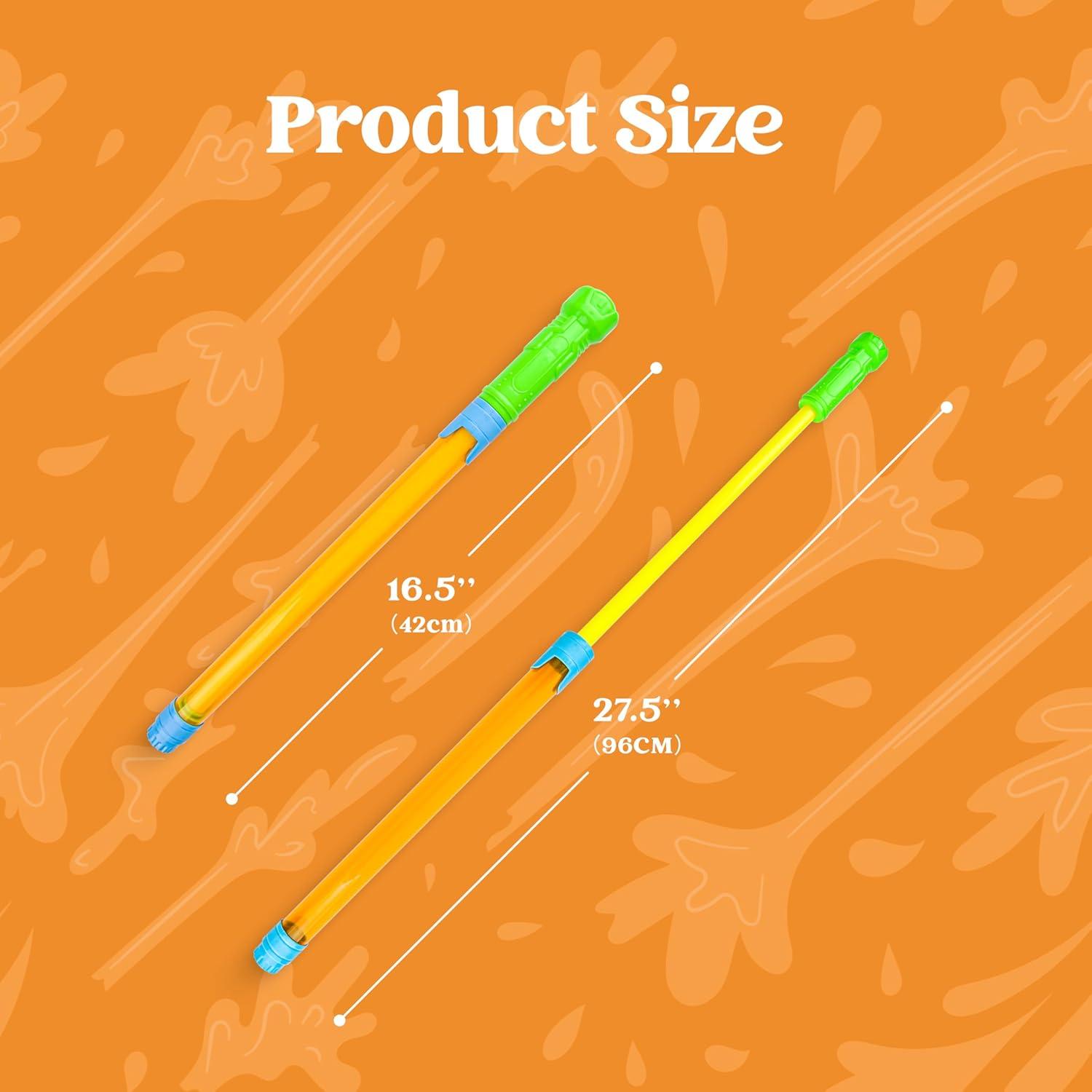 imageJOYIN 6 Pack Super Blaster Squirt Guns 165 Summer Water Guns Swimming Pool Toys Beach Sand Water Fight Toys Party Favor