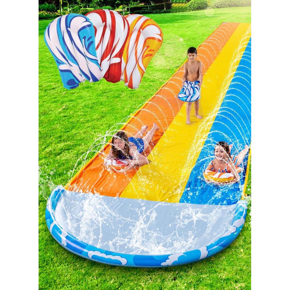 imageJOYIN 225ft Triple Water Slide