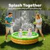 3 Pack 45″ X 10″ Inflatable Kiddie Pools, Watermelon & Pineapple & Cupcake Swimming Pool for Kids Seasonal Merriment, Indoor&Outdoor Water Pool Baby Swimming Pool Pit Ball Pool