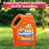 JOYIN 100 Oz Concentrated Bubble Solution (up to 8 Gallon) for Large Party in Summer Celebrations, Party Favor, Bubble Summer Toy, Classroom Prizes, Easter (Blue)(Orange)