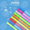 JOYIN 14.6″ Big Bubble Wand Set(18 Pack 9 Colour) with Concentrated Solution Refills, Giant Bubble Wands Toy for Kids Birthday Summer Toy Party Favors, Outdoor Activity Bathroom Bath Toys