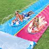 JOYIN 2 Pack Inflatable Body Boards for Water Slides, Swimming Pool Floating Learn to Swim, Summer Water Fun Toy for Kids(Red  Blue)
