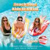 JOYIN 2 Pack Inflatable Body Boards for Water Slides, Swimming Pool Floating Learn to Swim, Summer Water Fun Toy for Kids(Red Yellow)