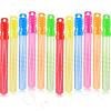 JOYIN 24 Pack 10’’ Mid Bubble Wands Assortment, 6 Colors Bubble Wands 3 OZ Party Favors Kids Summer Toys, Outdoor Play Toys Games Christmas Birthday Party