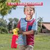 JOYIN Automatic Bubble Maker Fire Extinguisher Bubble Blower Machine with Solution (230 ml) for Kids, Indoor and Outdoor Play, Summer Themed Party and Birthday Gift
