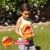 JOYIN Dinosaur Bubble Machine, Bubble Machine Gun Blower with Solutions for Kids, Summer Outdoor Indoor Toy, Dinosaur Party Favor, Kids Birthday Gift (Green)(Orange)