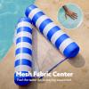 SLOOSH 2 Packs Hammock Pool Floats Adults, 4-in-1 Multi-Purpose Inflatable Pool Floats PVC Water Hammock Lounge Floaties(Strip-Blue  Retrogreen)