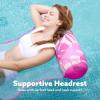 SLOOSH 2 Packs Hammock Pool Floats Adults, 4-in-1 Multi-Purpose Inflatable Pool Floats PVC Water Hammock Lounge Floaties(Tropical Leaves-Blue Pink)