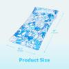 SLOOSH 2-Pack Inflatable Pool Floats Mat – XL Pool Floaties Adults Size with Headrest, Sun Tanning Raft Lake Beach Swimming Pool Party Toys Floating Lounge Above Water Keep Cool(Blue/Pink)