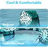 SLOOSH Inflatable Pool Floats Adult,Lounge Chair Adult with Plant Pattern,Floating Water Hammock,Blow up Pool Noodles Rafts for Relaxing Swimming Party Summer Water Beach Lake Fun(Green)