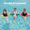 SLOOSH Inflatable Pool Noodle Chair, 3 Packs Pool Floats Noodle Sling Floatie, Swimming Party Floating Chair for Adult Party Summer Water Fun(Leaf)