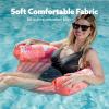 SLOOSH Inflatable Pool Noodle Chair, 3 Packs Pool Floats Noodle Sling Floatie, Swimming Party Floating Chair for Adult Party Summer Water Fun(Leaf)